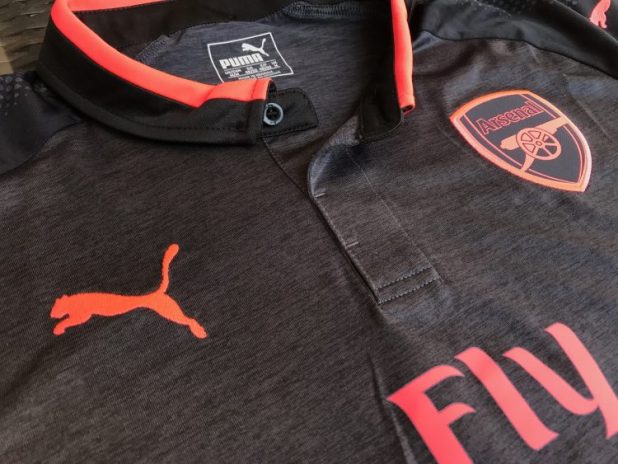 Arsenal Third Kit 2017 Up Close